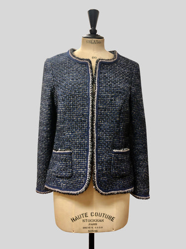 Coco jakke jeansblå tweed