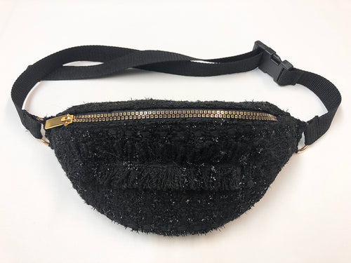 Rumpetaske Sort/glitter
