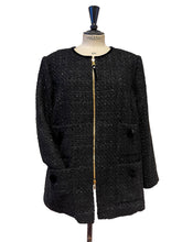 Last inn bildet i Galleri-visningsprogrammet, Margaux jakke sort &amp; glitter